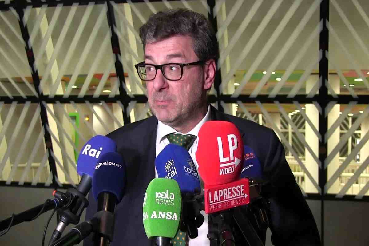 Giancarlo Giorgetti, ministro Economia