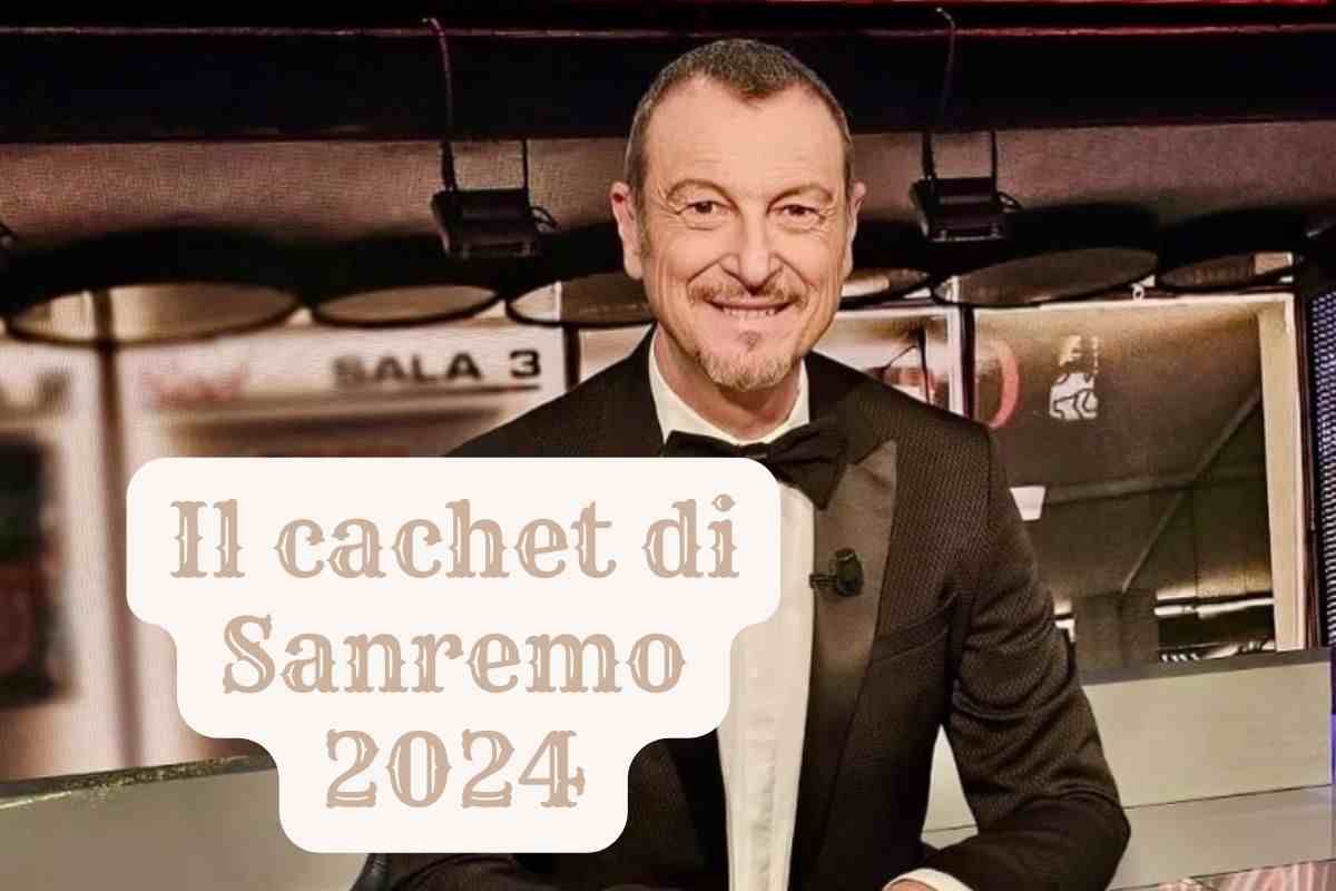 Amadeus e il cachet di Sanremo 2024