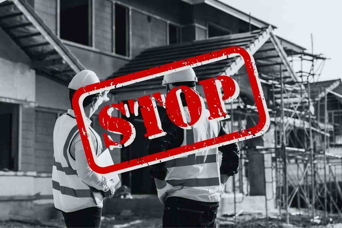 stop lavori edili