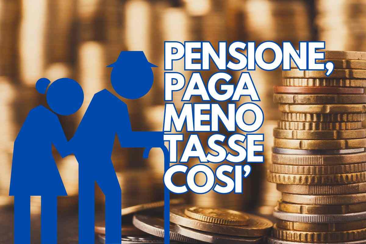 Meno tasse pensione