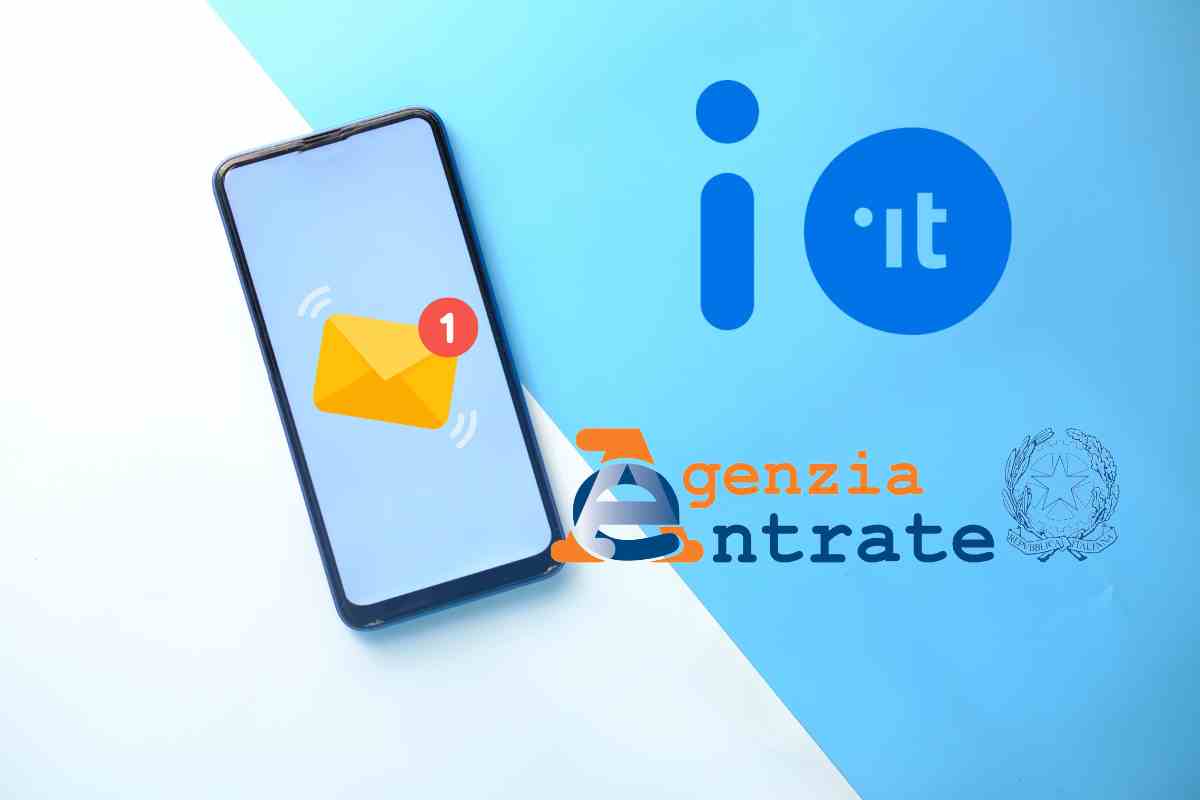 notifiche agenzia delle entrate su app io