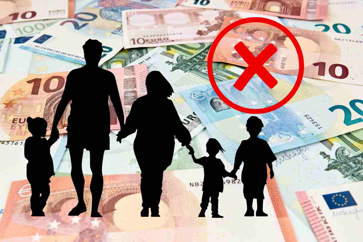 nucleo famigliare non riceverà i soldi dell'Assegno di Inclusion