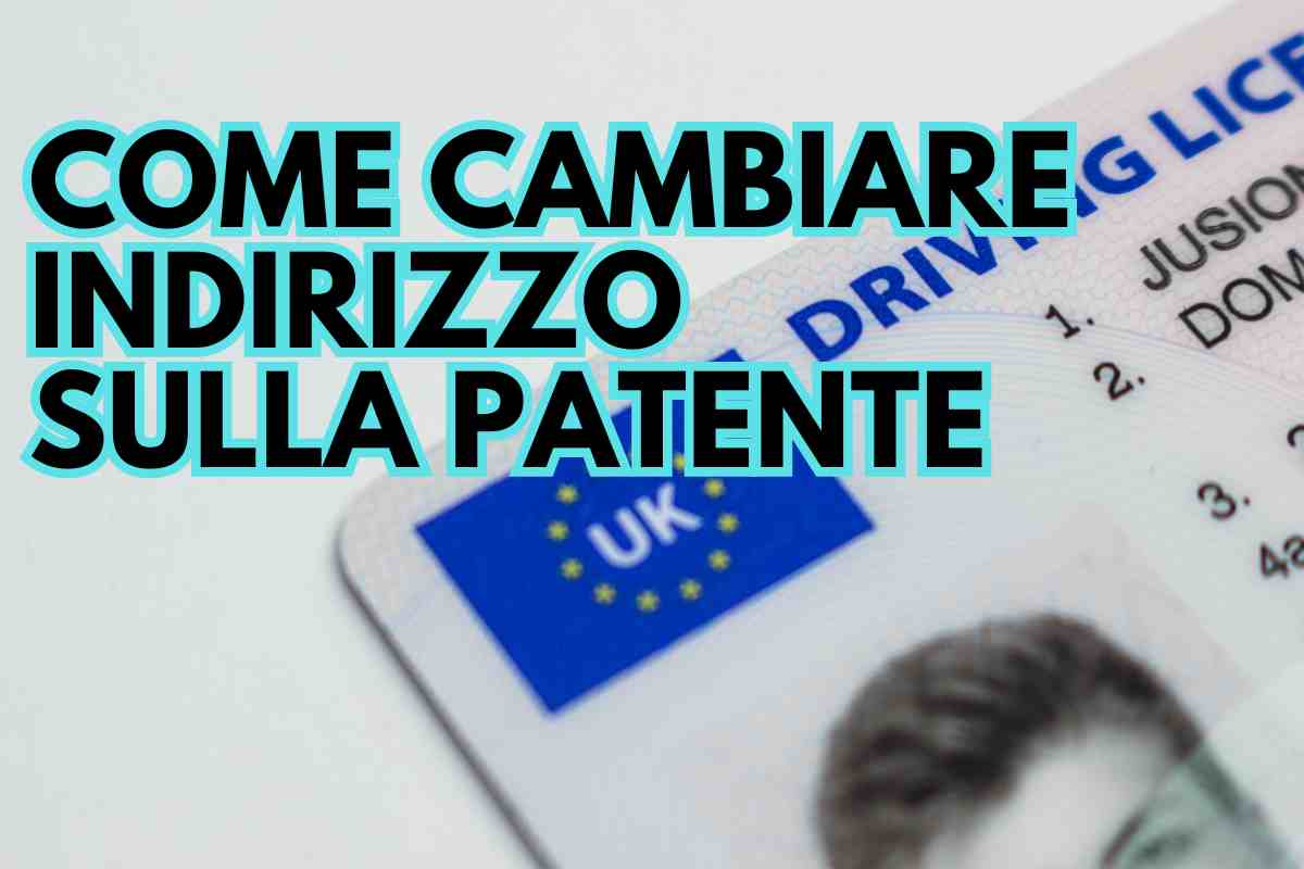 cambiare indirizzo patente