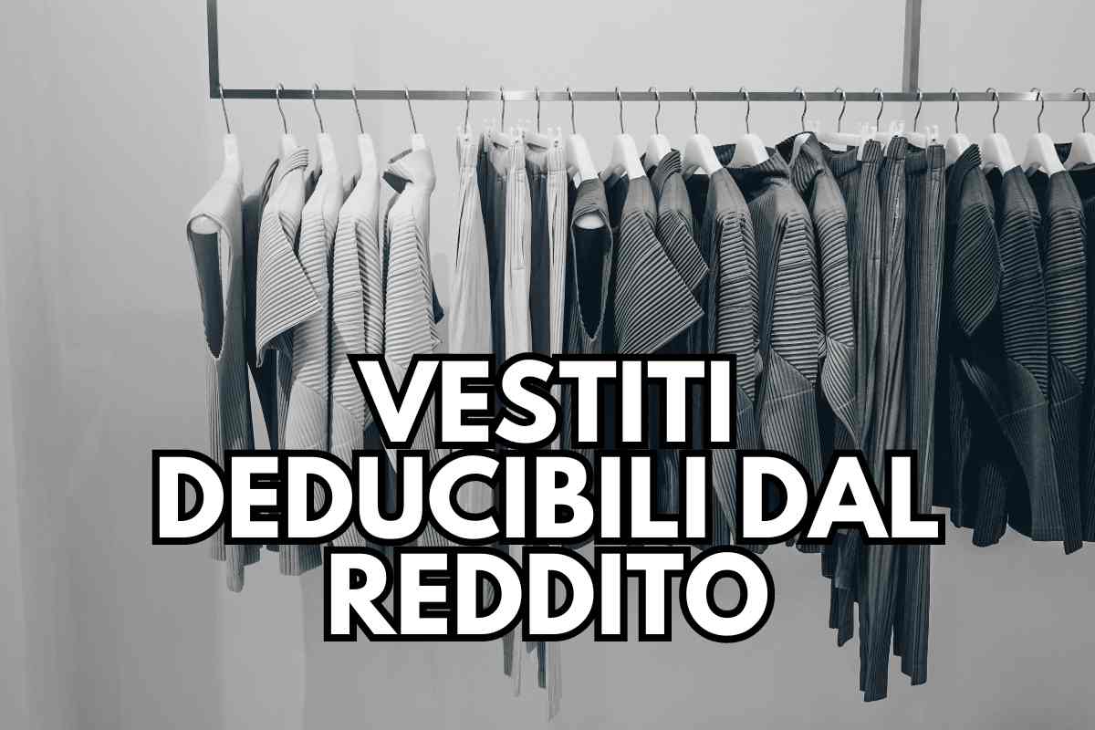 spese vestiti deducibili dal reddito