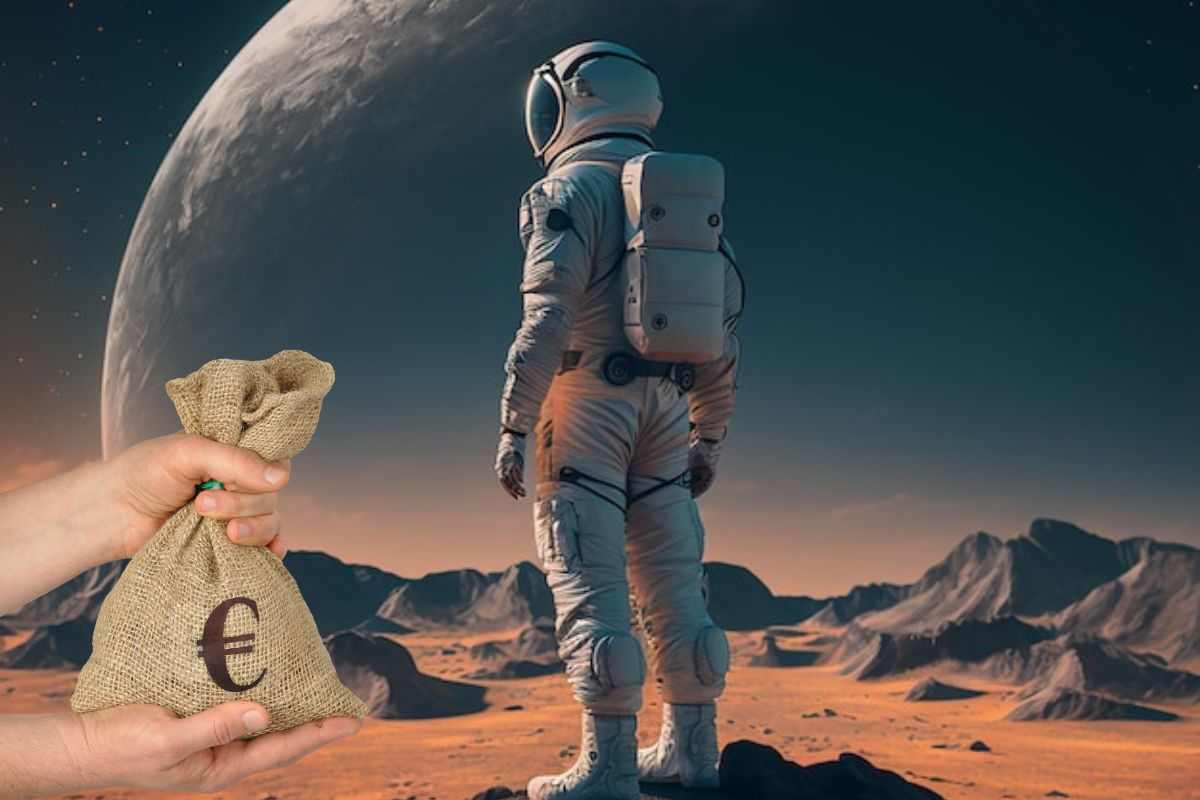 Astronauta e soldi