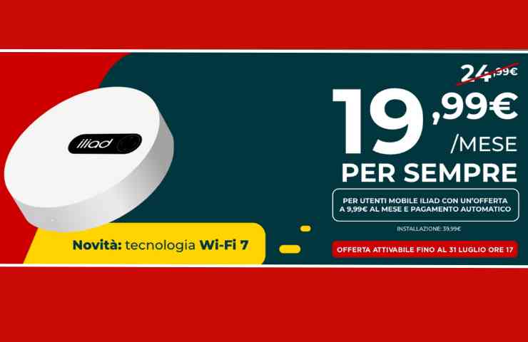 offerta wi fi 7 Iliad 