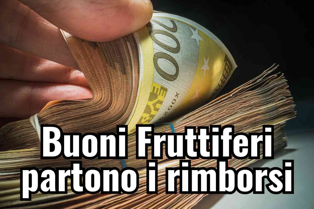 buoni fruttiferi rimborsi